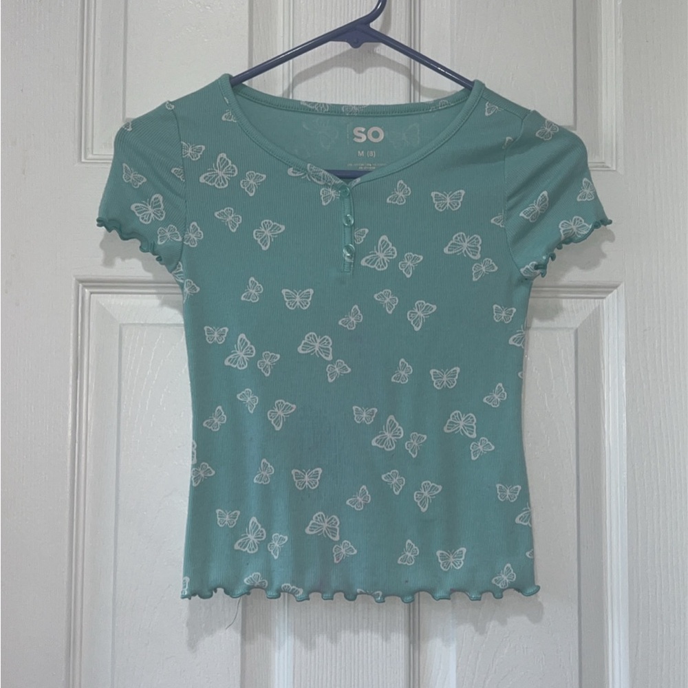 Adorable Brand New SO Kids Shirt Size M T 8